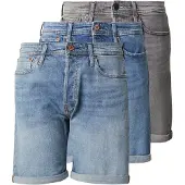 Jack & Jones Jean 'JJIRICK JJIORG' bleu denim / gris denim