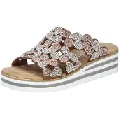 Rieker Sandales V02R890 V02 pour femmes, confortables, couleur rose, idéales pour les loisirs