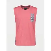 KOROSHI T-Shirt marine / bleu clair / rose clair / blanc