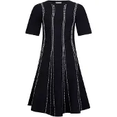 Liu Jo Robes en maille noir / blanc