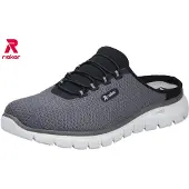 Rieker Herren Sabot Slipper Grau