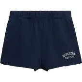 Superdry pour femme. W7110447A Short graphique Athletic Essential navy (M), Casuel, Coton, Marine