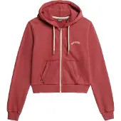 Superdry Veste de survêtement 'Essential' bourgogne