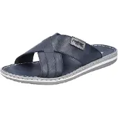 Rieker Mule bleu nuit / gris / gris clair / blanc