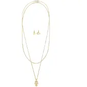 Elli Parure de bijoux 'Evil Eye, Hamsa' or