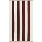 Gant Serviette de plage bourgogne / blanc