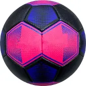 New Sports Ballon de football noir/rose, taille 4, non gonflé