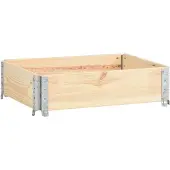 vidaXL Lit surélevé 60x80 cm pin massif