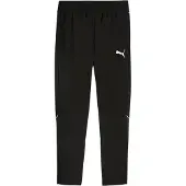Puma Pantalon de sport noir / blanc
