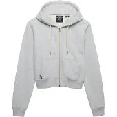 Superdry Veste de survêtement 'Essential' gris clair
