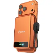 Bmx SolidSafe Powerbank Magnétique 10.000 mAh/30W – Charge sans fil 15W – Conception portable et compacte – Matériaux durables et de haute qualité - Orange