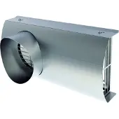 Helios Accessoires ventilation Couverture Ø125mm acierbl 200x420mm mur