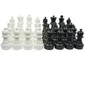 Ubergames Jeu d'échecs, 20cm plastique, incl. tapis 90x90cm-Top Jeu d'échecs, 20cm plastique, incl. tapis 90x90cm-Top Jeu
