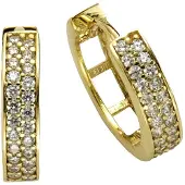 Celesta Boucles d'oreilles jaune / argent