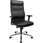 Topstar Fauteuil de direction Profi Chief 100 Noir (42 - 51 cm)