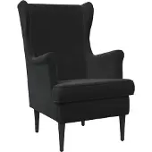 vidaXL fauteuil Noir Velours