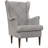 vidaXL fauteuil Gris clair Velours