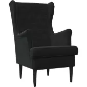 vidaXL fauteuil Noir Velours