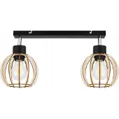 Light11 HOME Suspension moderne en bois avec éclairage LED