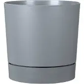 Garden ID Pot Rond Cylindrique Garden Id 43 L Gris Pur