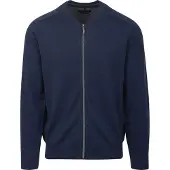 Casa Moda Vestes en maille bleu marine