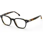 Lozza Lunettes de Vue - - VL4418 - Acétate - Forme ronde - Top nero+avana lucido