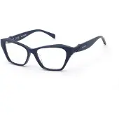Zadig & Voltaire Lunettes de Vue VZV490 54/15/140 Blu pieno lucido Acetato WOMAN VZV490