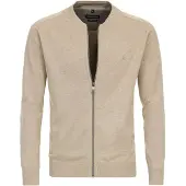 Casamoda Cardigan Zippé Beige