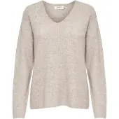 ONLY Pull-over 'ONLCAMILLA' beige chiné