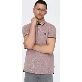 Only & Sons T-Shirt 'Fletcher' caramel / brocart / noir