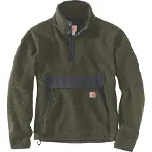 Carhartt Relaxed Fit, pull-over en polaire ,Vert Foncé ,XL