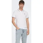Only & Sons T-Shirt 'Fletcher' noir / blanc