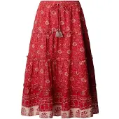 Pepe Jeans Candela Long Skirt Rouge M Femme