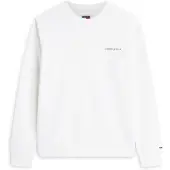 Tommy Hilfiger Sweat-shirt 'ESS' noir / blanc