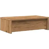 vidaXL Support d'écran avec tiroirs Chêne Artisan 50x27x15 cm