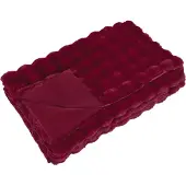 vidaXL Couverture en Fourrure de Lapin Synthétique 4 pcs