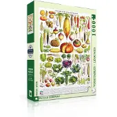 New York Puzzle Company - Puzzle « Légumes » - Illustration vintage - 1 000 pièces