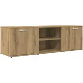 vidaXL Armoire TV Artisan-Chêne 120x34x37 cm Bois composite
