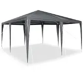 vidaXL Tente de réception blanche 600 x 400 x 266 cm en polyéthylène et acier