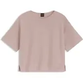 Hugo Boss pour femme. 50560012 Jersey Fouetta rose (XS), Casuel, Coton, Manche courte