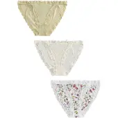Next Slip crème / kaki / rose foncé / blanc
