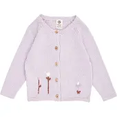 Müsli Cardigan violet / mélange de couleurs