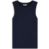 Tommy Hilfiger Multistripe Sleeveless T-shirt Bleu XL Femme
