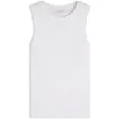 Tommy Hilfiger Multistripe Sleeveless T-shirt Blanc XL Femme