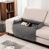 Markenlos Bassin pour chiens en plastique noir, ultra-souple et imperméable