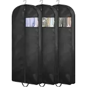OEM Ensemble de 3 valises, 137 cm, noir, pour homme, hydrofuge