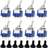 OEM 8 interrupteurs DPDT, mini-interrupteurs électroniques, étanches, 2 pôles