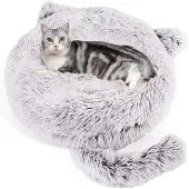 Famanu Lit de luxe pour chien en plastique souple