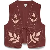 Vero Moda Gilet 'VMJamila' nude / marron
