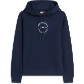 Tommy Hilfiger Sweat-shirt 'Logo Drawstring' bleu marine / rouge / blanc